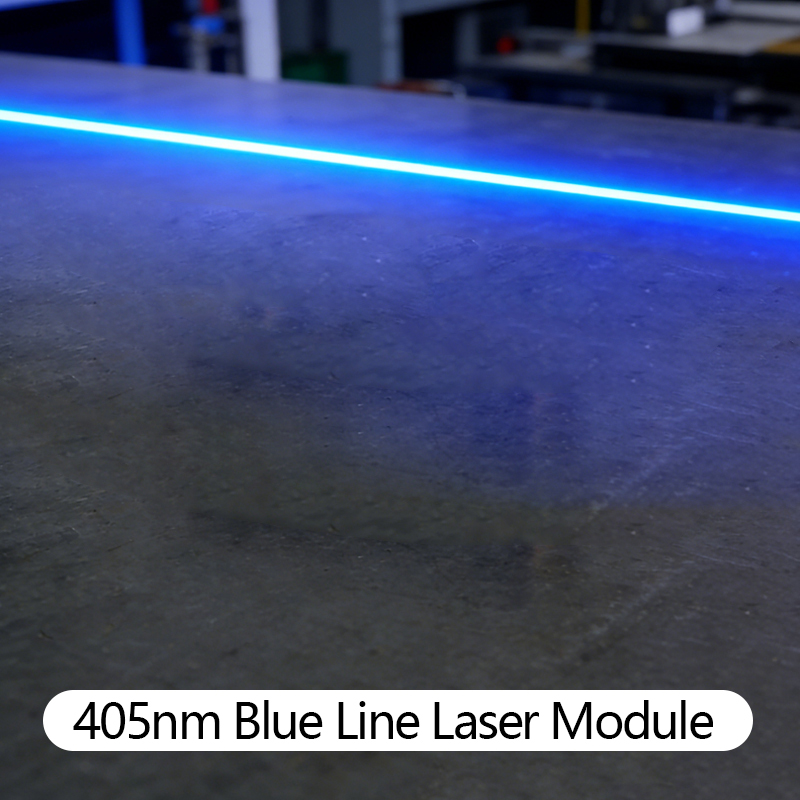 Industrial Blue Laser - D12X45mm Focalizável 405nm Linha Azul 5mw