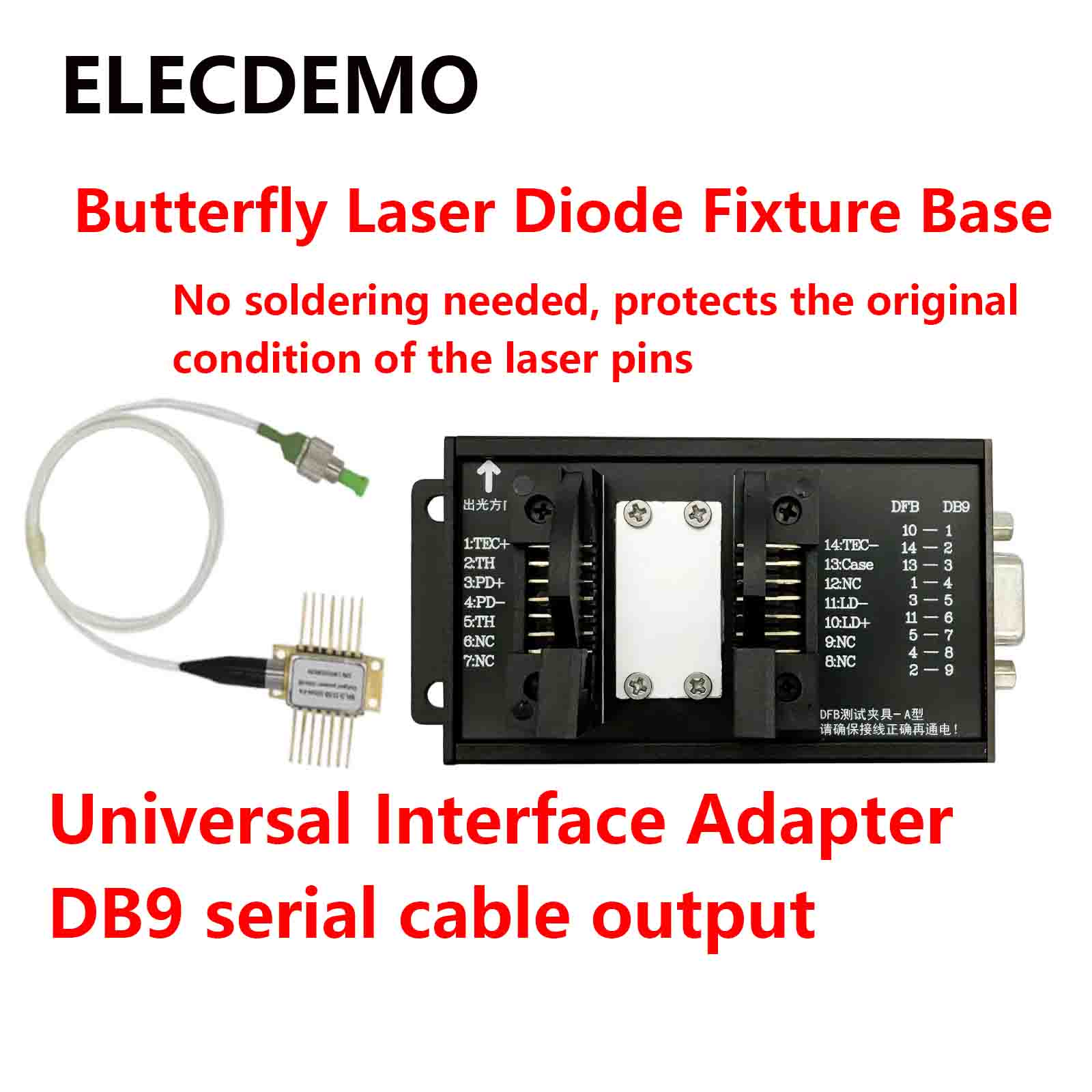 Laser Controller Board - Base de Montagem de 14 Pinos,