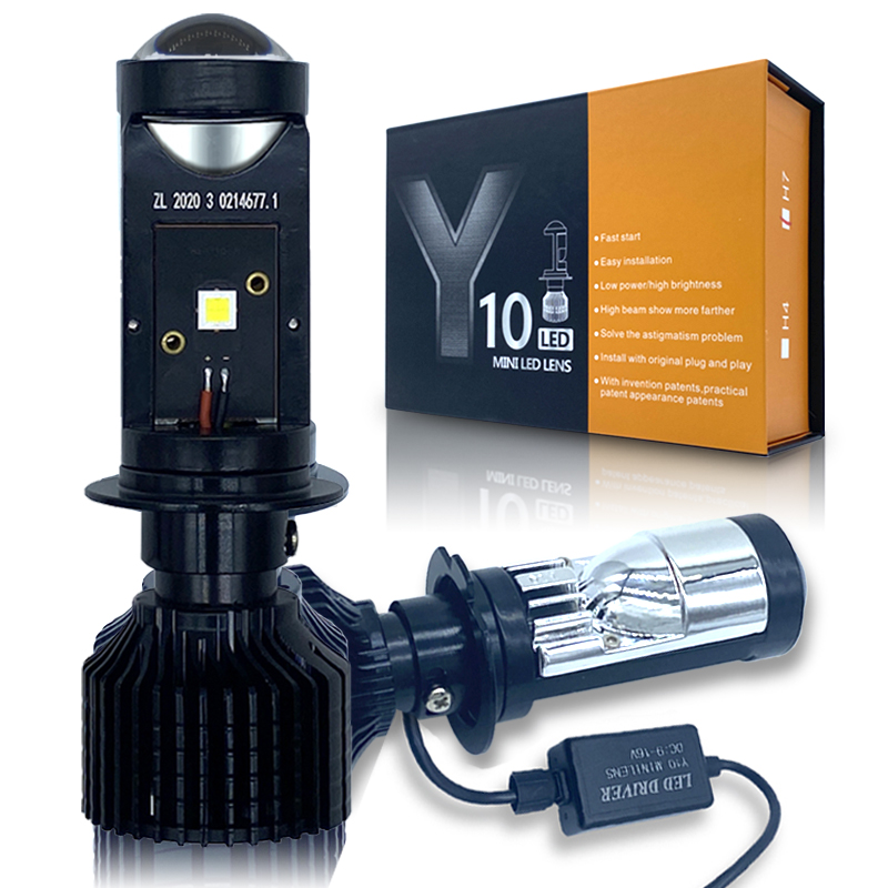 Laser Focus Lens - Lâmpada canbus h4 h7 led y10
