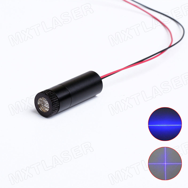 Industrial Blue Laser - D12x45mm focalizável 405nm 1mW--100mW violeta azul