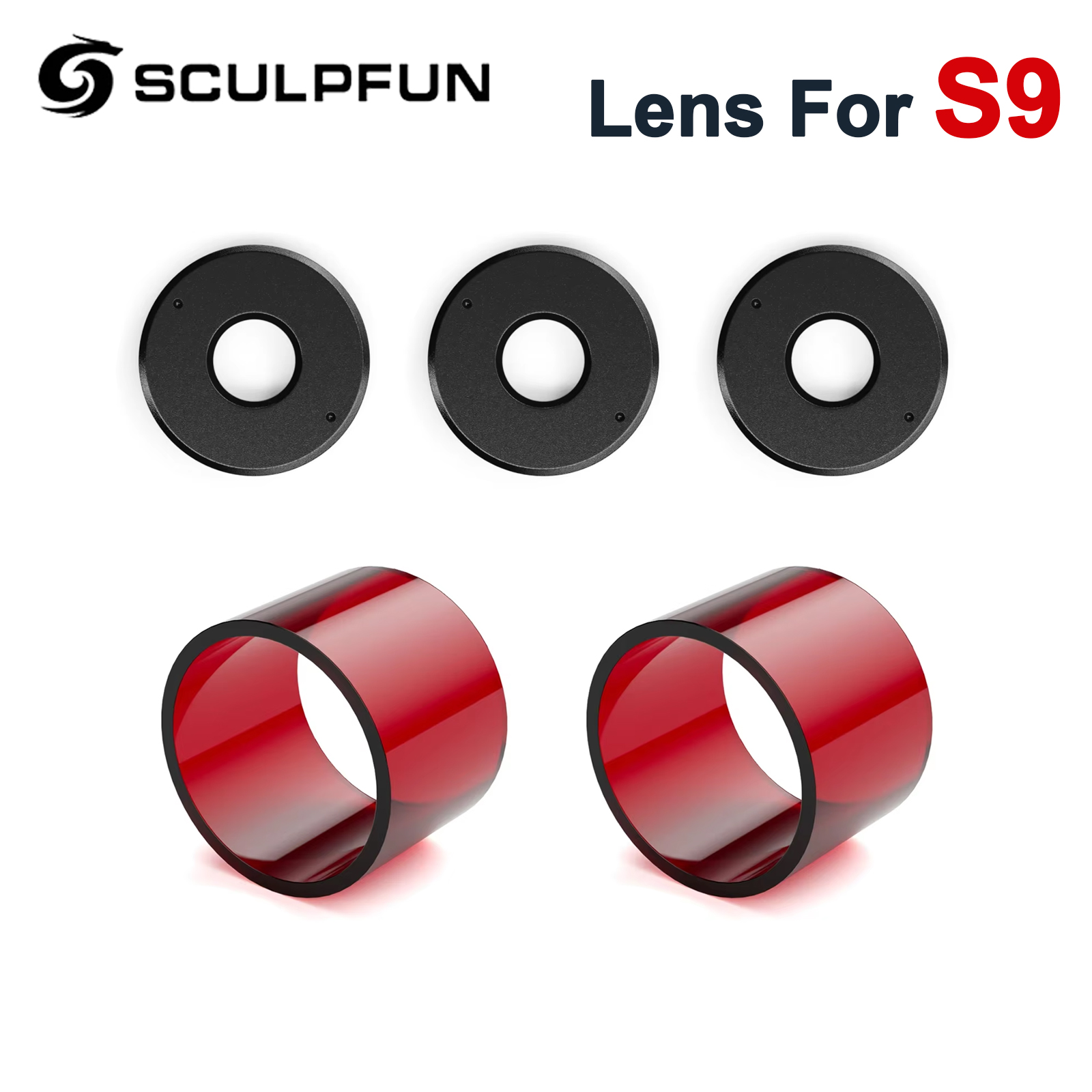 Sculpfun s9 lente de foco 3 pe - Laser Focus Lens avaliação e preço