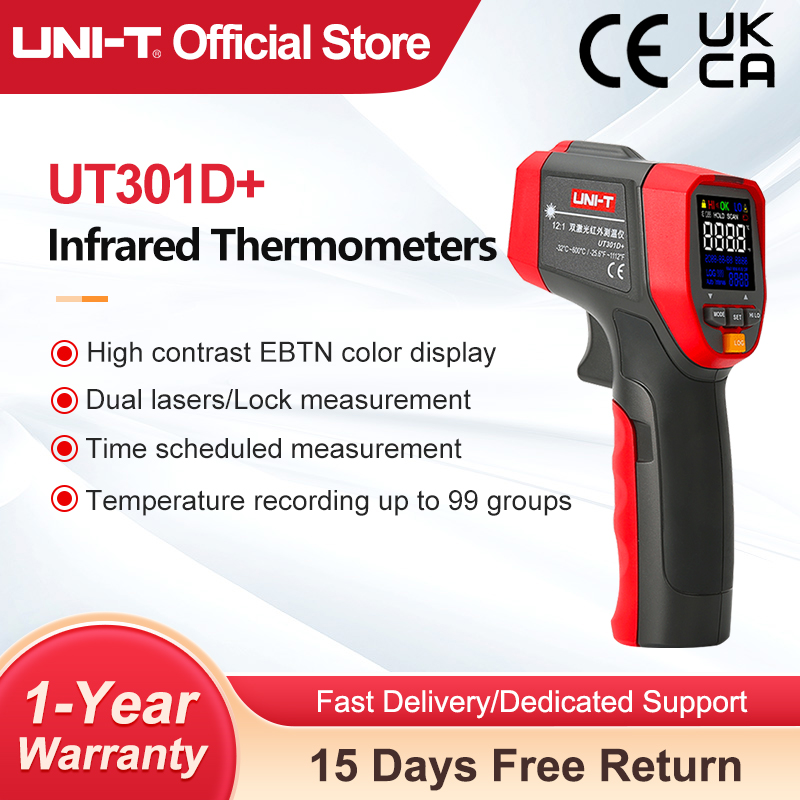UNI-T-Digital sem contato term - Industrial Laser Thermometer Gun avaliação e preço