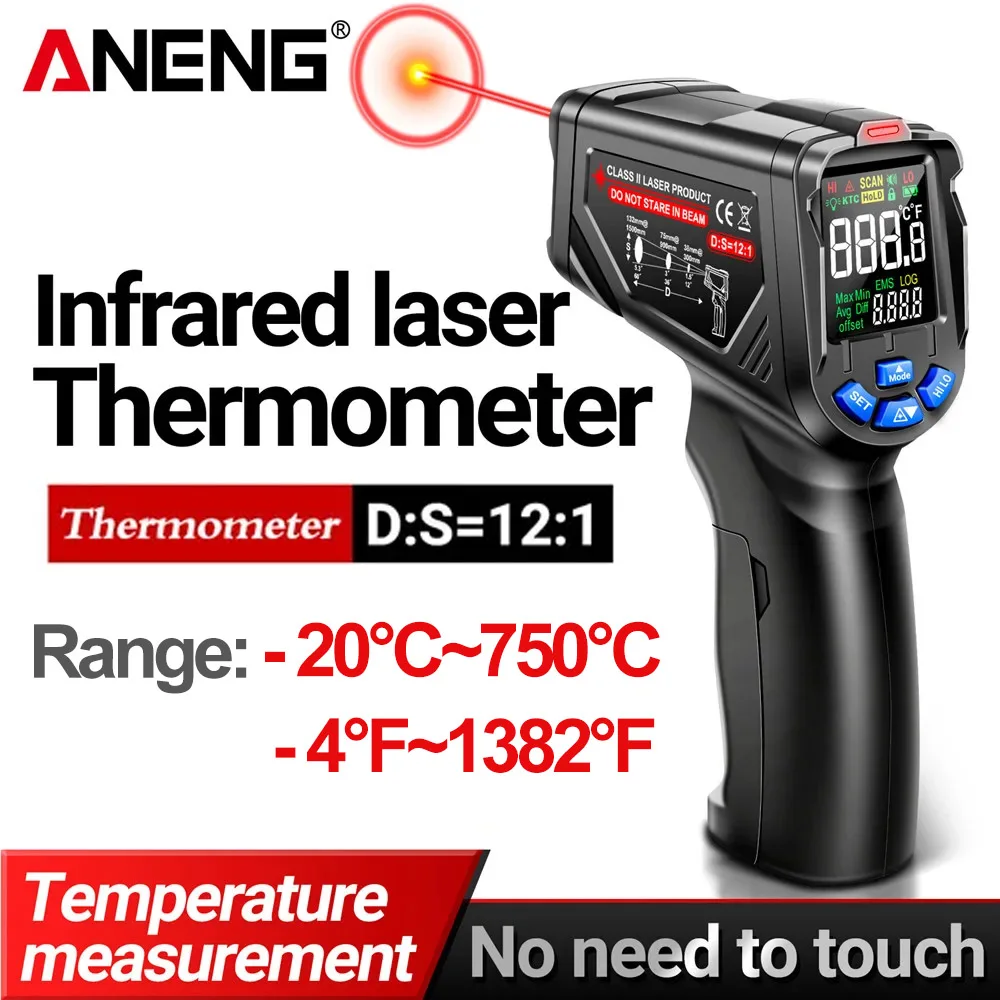 Termômetro a Laser Infravermel - Industrial Laser Thermometer Gun avaliação e preço