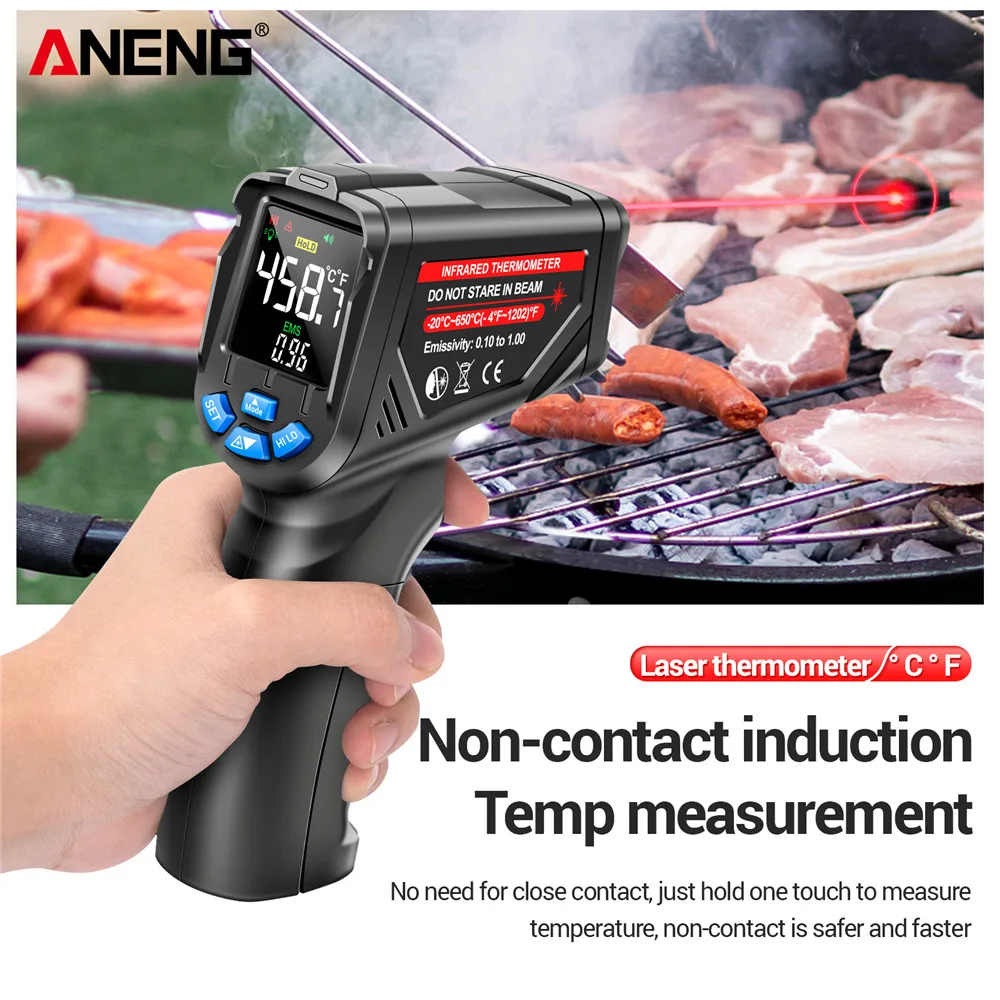 Termovisor Digital Infravermel - Industrial Laser Thermometer Gun avaliação e preço