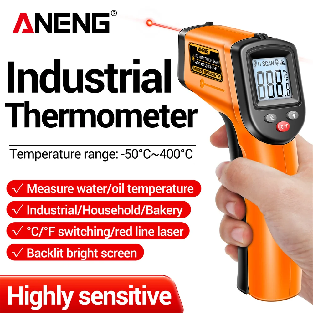 Termômetro Infravermelho Digit - Industrial Laser Thermometer Gun avaliação e preço