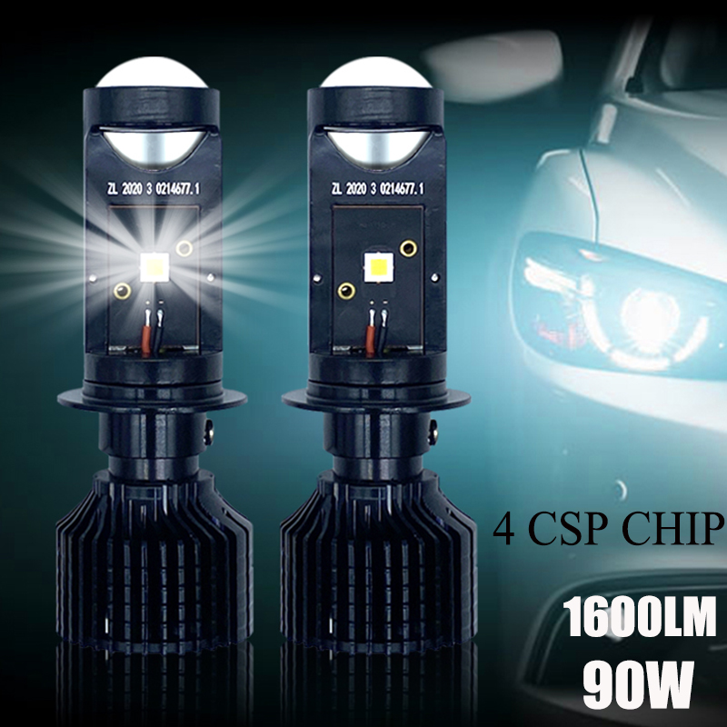 Lâmpada canbus h4 h7 led y10 s - Laser Focus Lens avaliação e preço