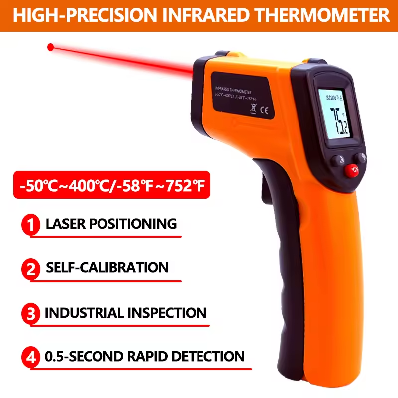 Termômetro Infravermelho Portá - Industrial Laser Thermometer Gun avaliação e preço