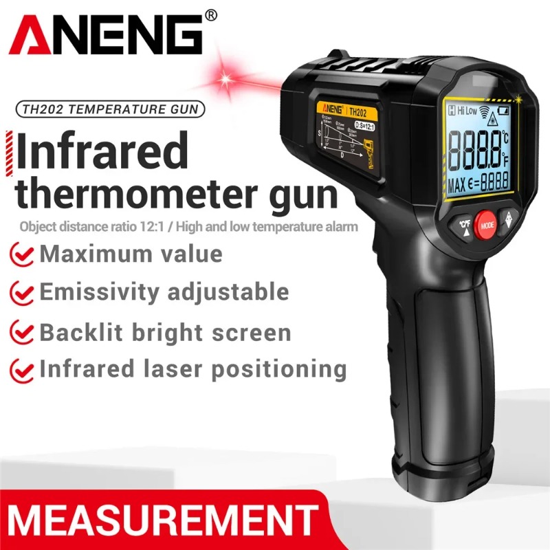 Termômetro Infravermelho Sem C - Industrial Laser Thermometer Gun avaliação e preço